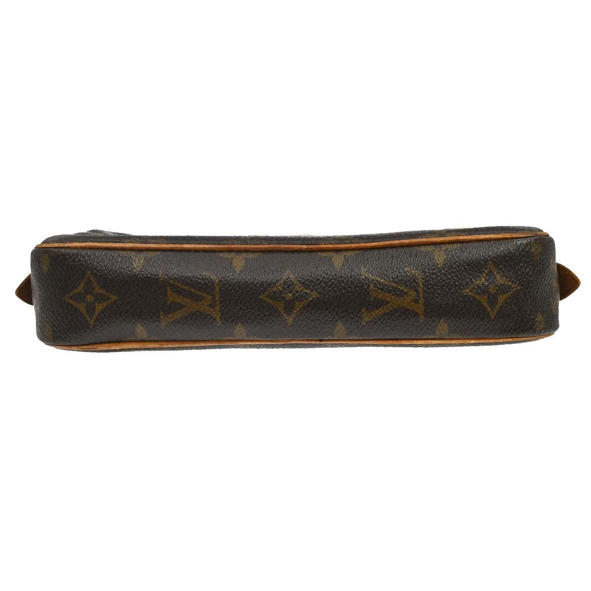 Louis Vuitton Pochette Marly Bandouliere Monogram Canvas Brown Canvas Handbag (Pre-Owned)