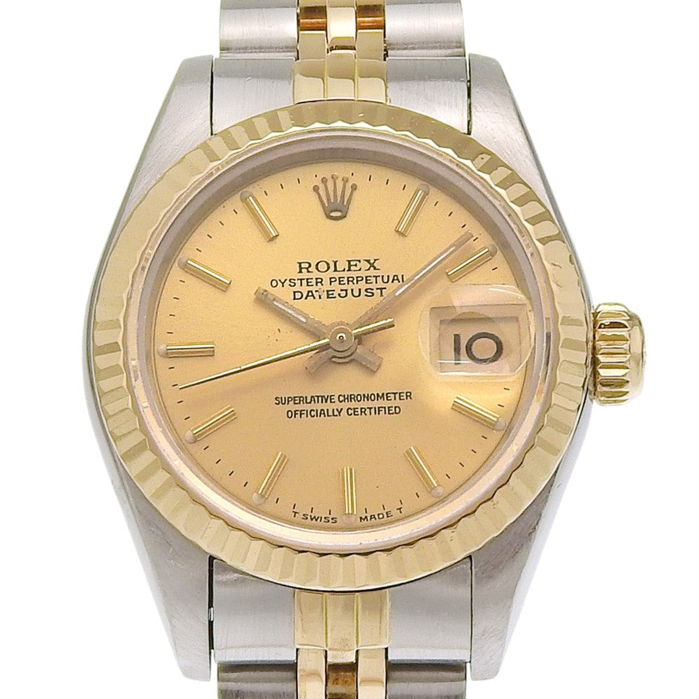 Rolex Oyster Perpetual Datejust Automatic Stainless Steel And Yellow Gold Watch (Pre-Owned)