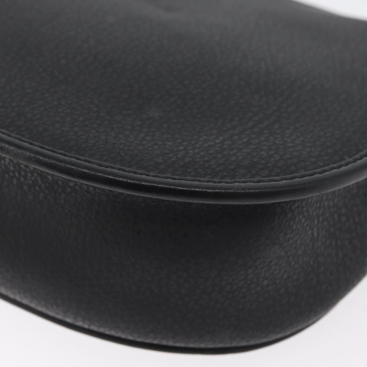 Gucci Vintage Leather Black Leather Shoulder Bag Bag (Pre-Owned)