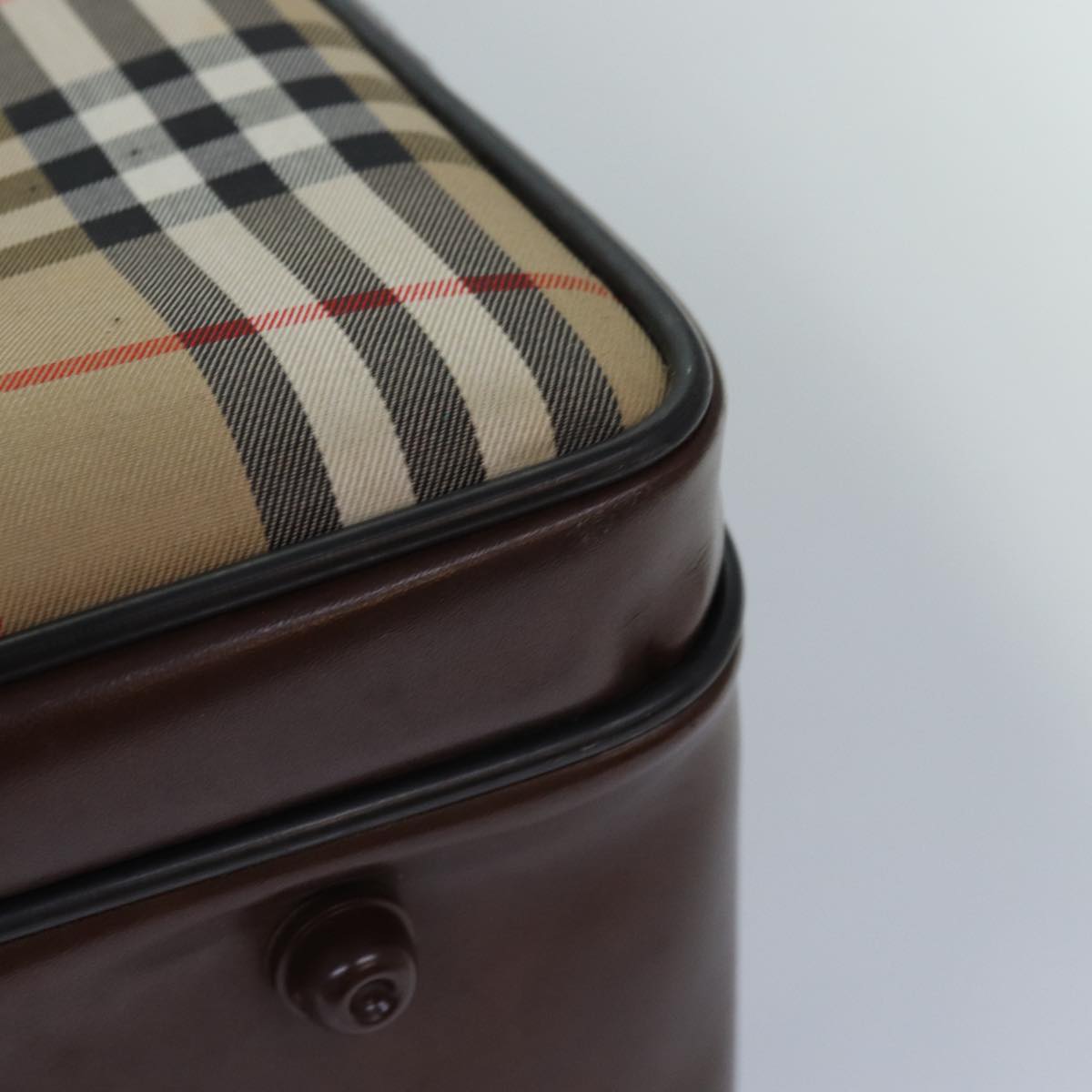 Burberry Beige Canvas Travel Bag (Pre-Owned)