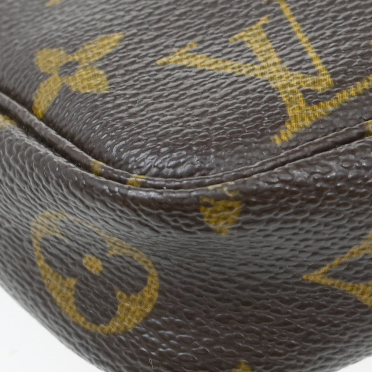 Louis Vuitton Pochette Accessoires Monogram Canvas Brown Canvas Clutche & Pouche Bag (Pre-Owned)