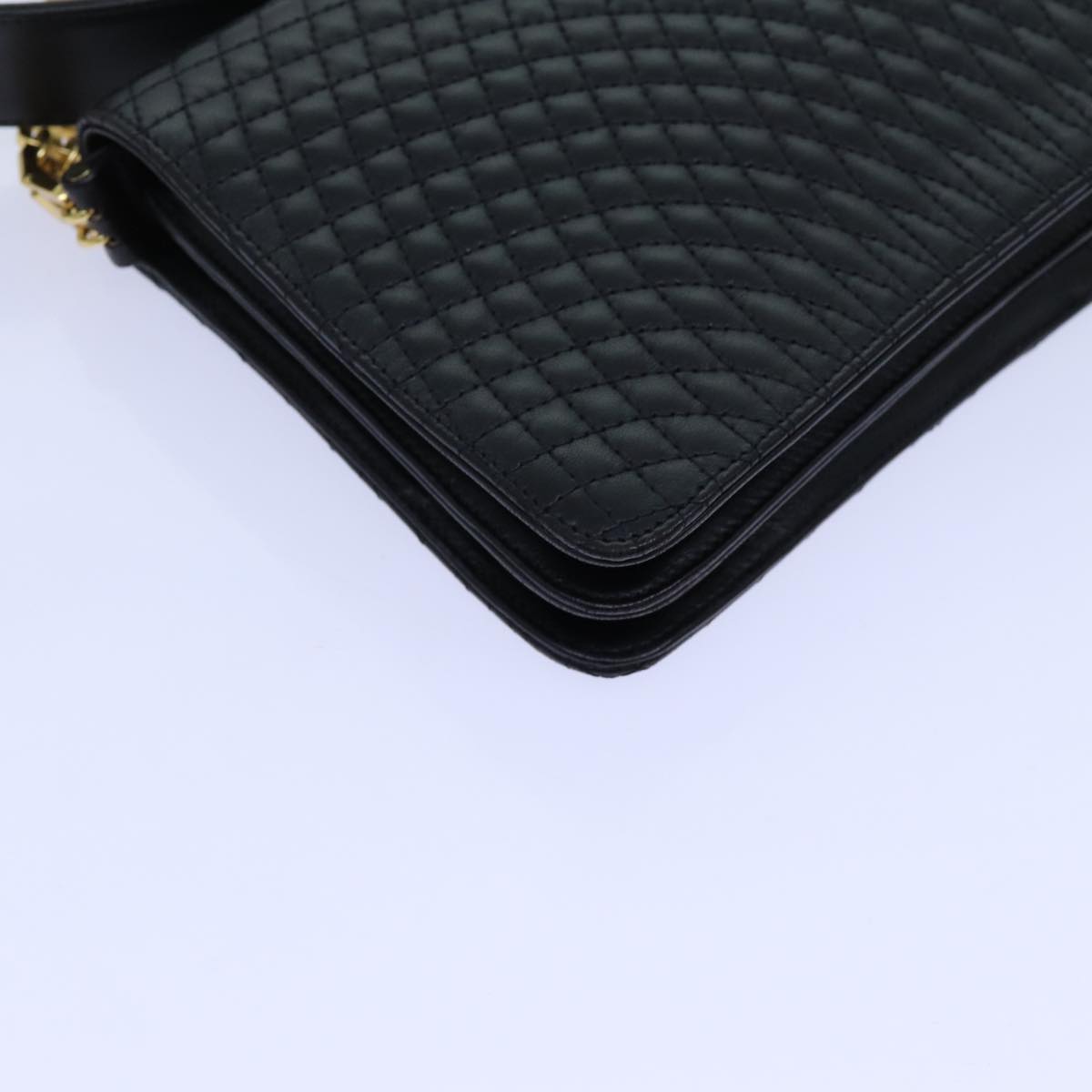 Bally Black Leather Shoulder Bag (Pre-Owned)