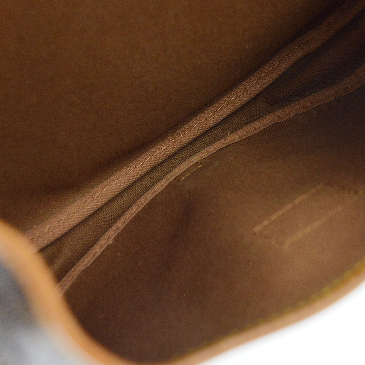 Louis Vuitton Saumur Monogram Canvas Brown Canvas Shoulder Bag Bag (Pre-Owned)