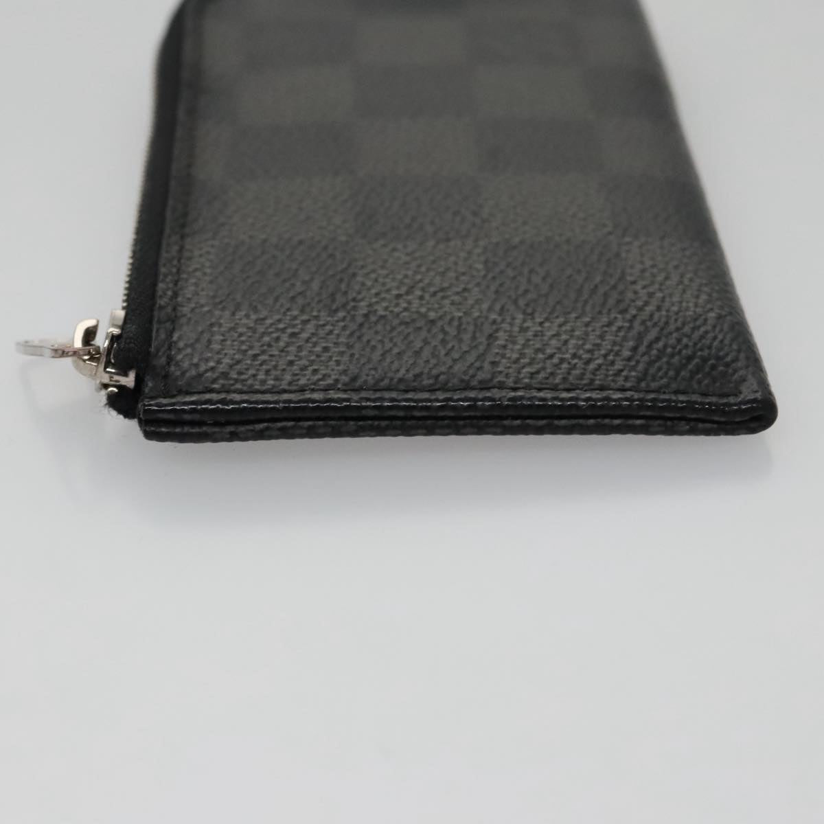 Louis Vuitton Porte Monnaie Jules Black Canvas Wallet  (Pre-Owned)