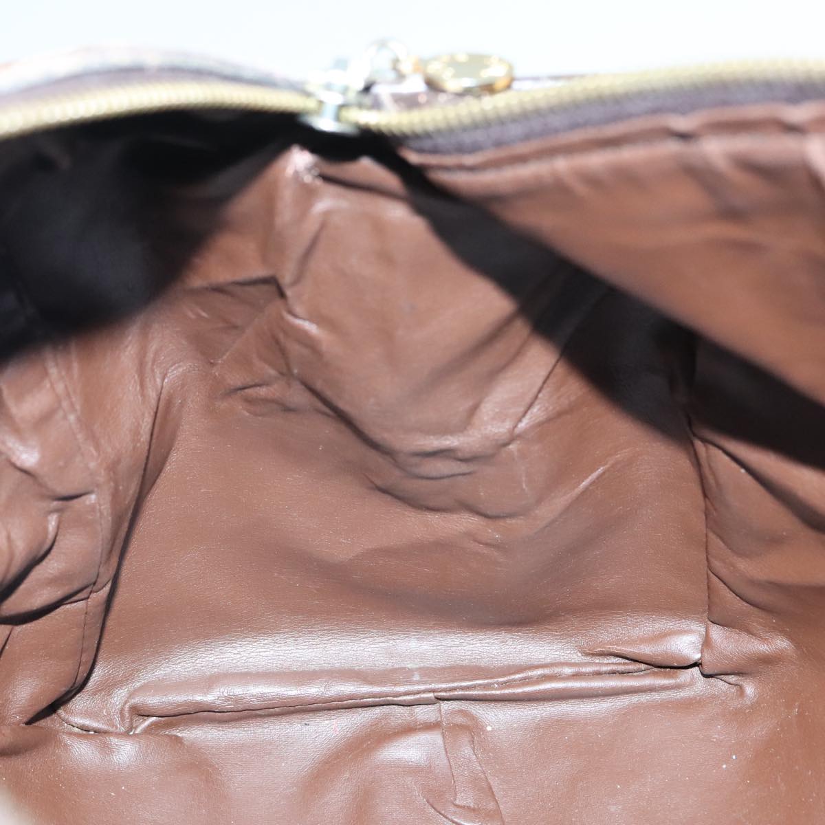 Céline C Brown Canvas Travel Bag (Pre-Owned)