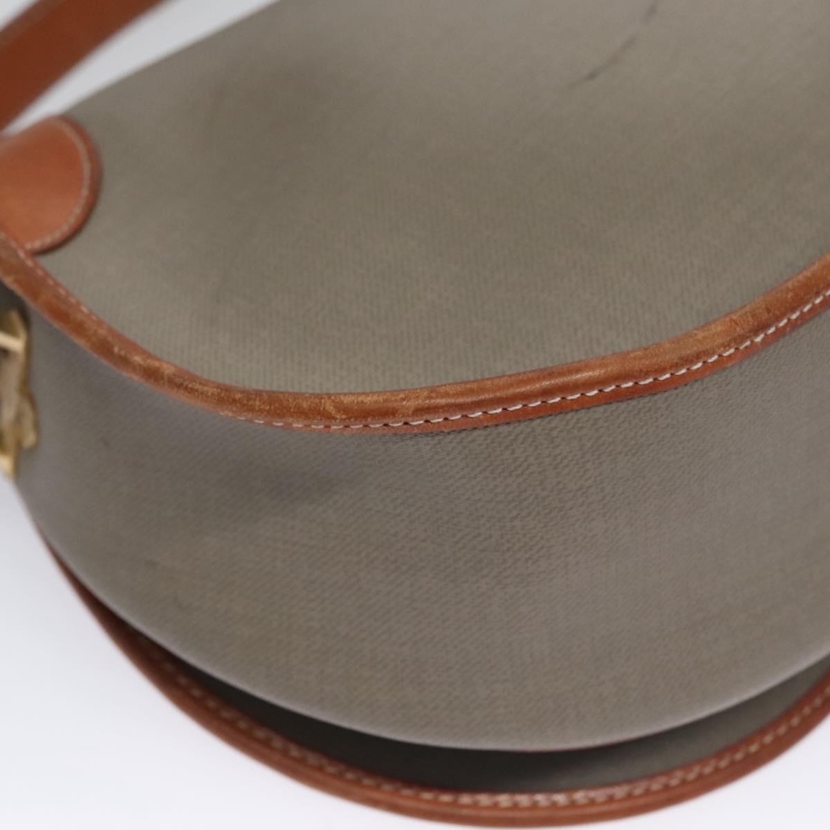 Dior Grey Canvas Shoulder Bag (Pre-Owned)