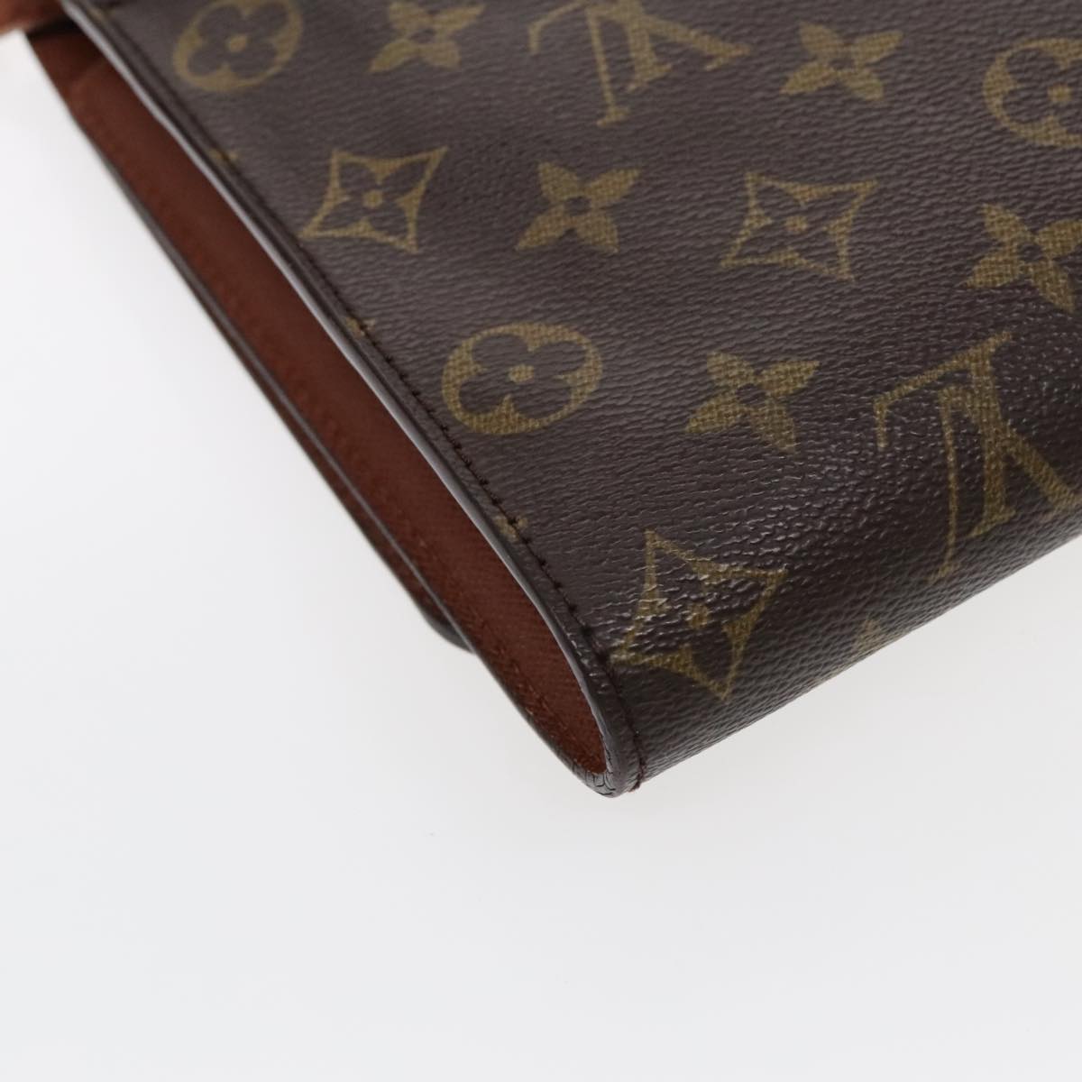 Louis Vuitton Bordeaux Brown Canvas Shoulder Bag (Pre-Owned)