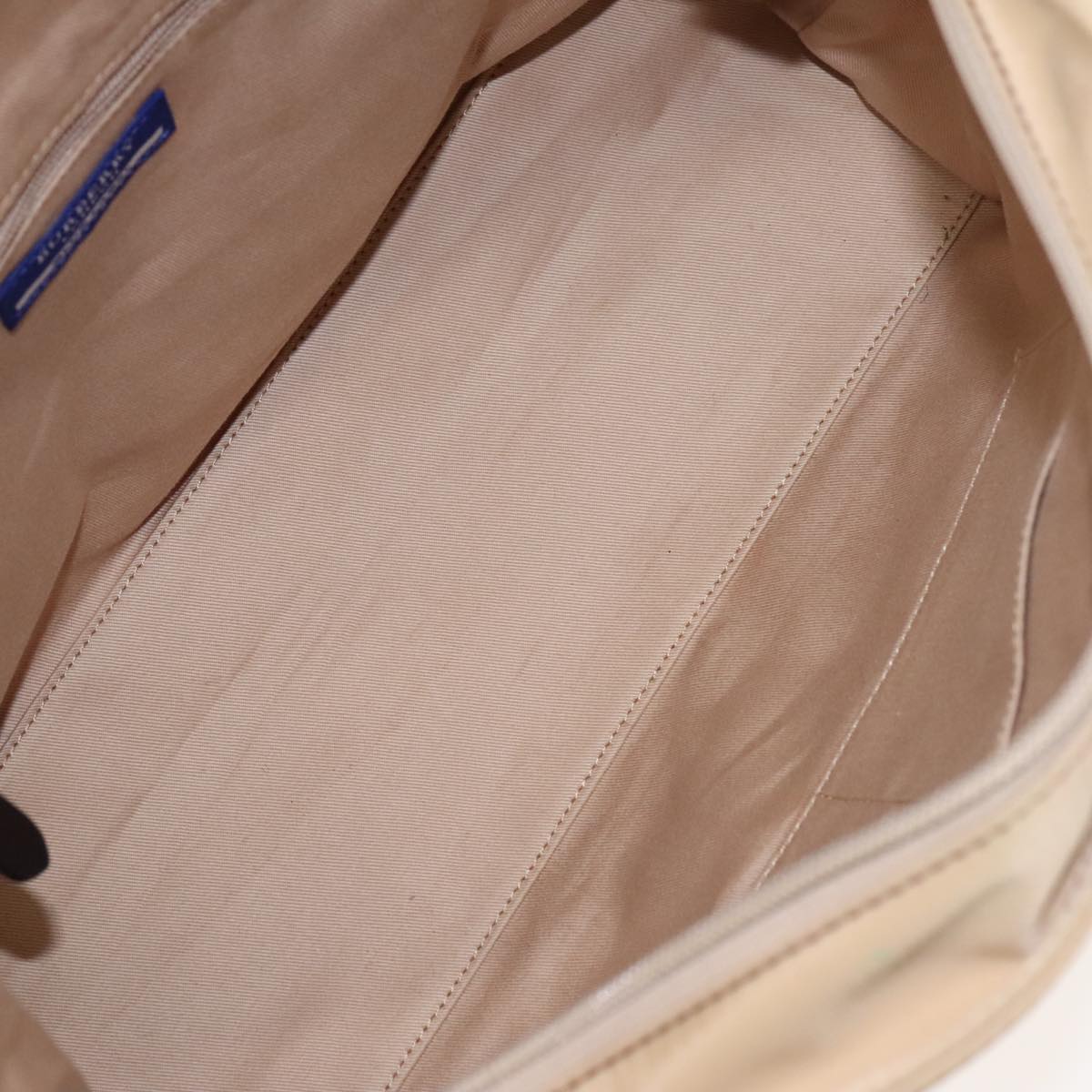 Burberry Blue Label Beige Synthetic Tote Bag (Pre-Owned)