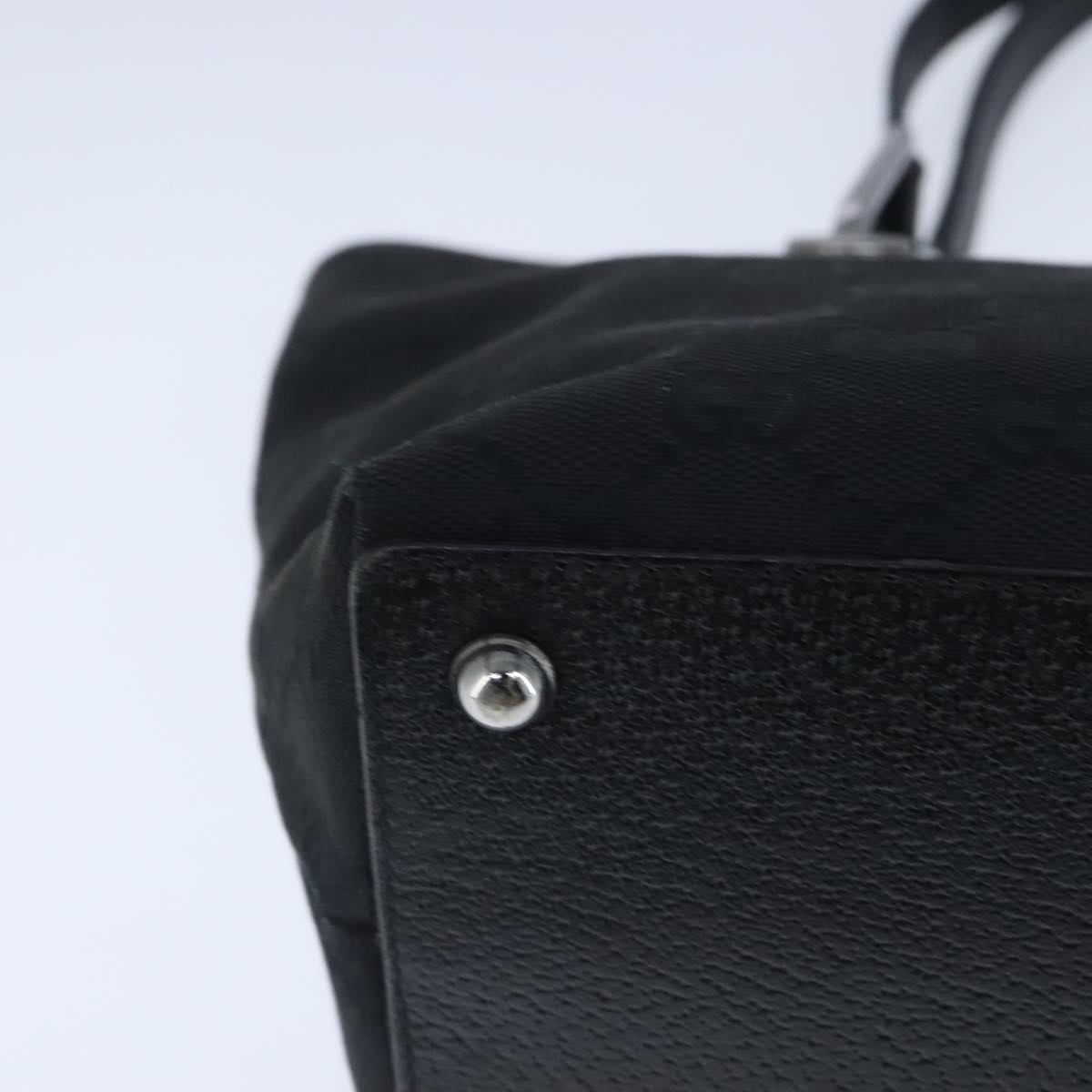 Gucci Black Canvas Tote Bag (Pre-Owned)