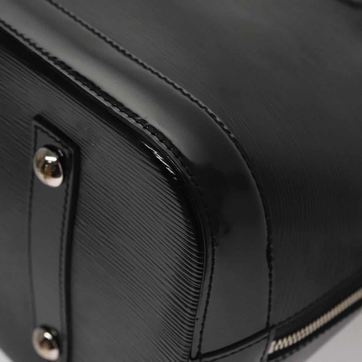 Louis Vuitton Alma Black Leather Handbag (Pre-Owned)