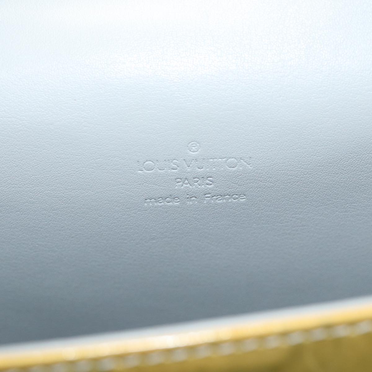 Louis Vuitton Spring Street Yellow Patent Leather Handbag (Pre-Owned)