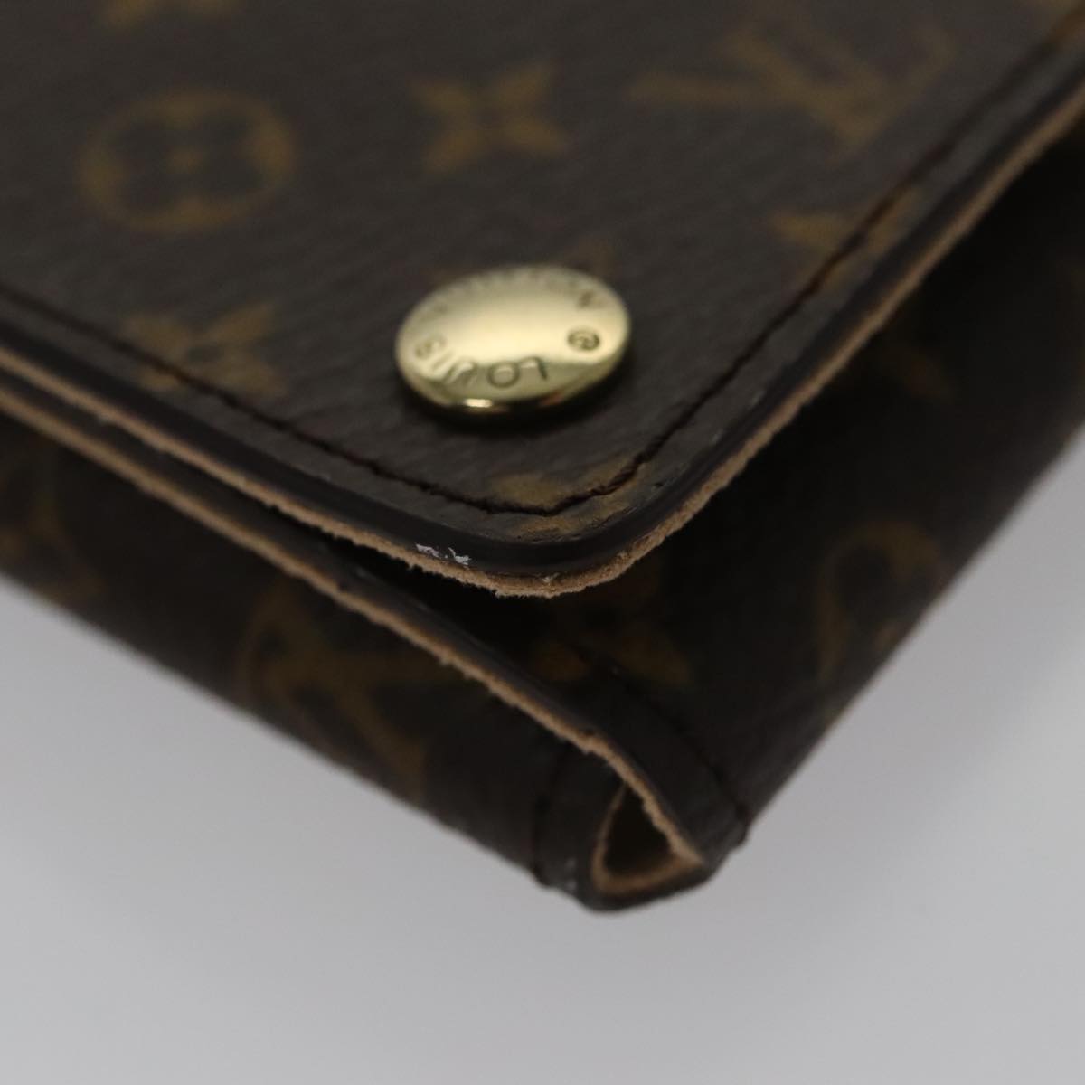 Louis Vuitton Jewelry Case Brown Canvas Wallet  (Pre-Owned)