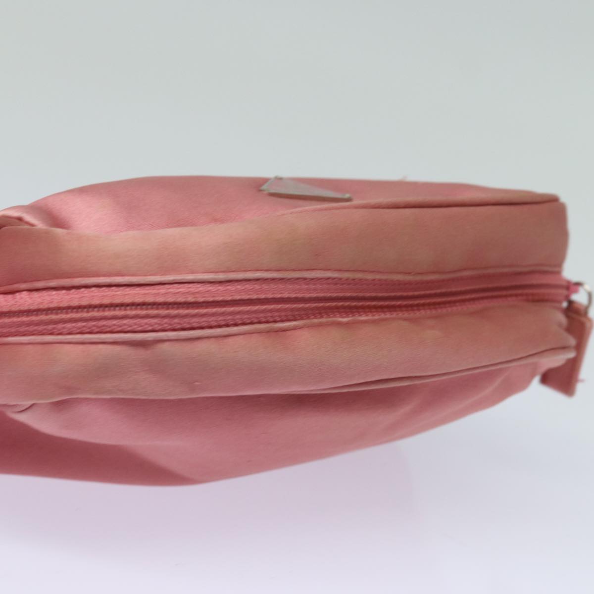 Prada Pink Canvas Clutch Bag (Pre-Owned)