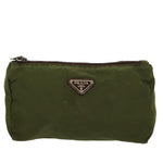 Prada Green Synthetic Clutch Bag (Pre-Owned)