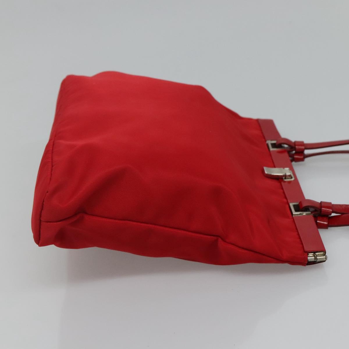 Prada Red Synthetic Shoulder Bag (Pre-Owned)