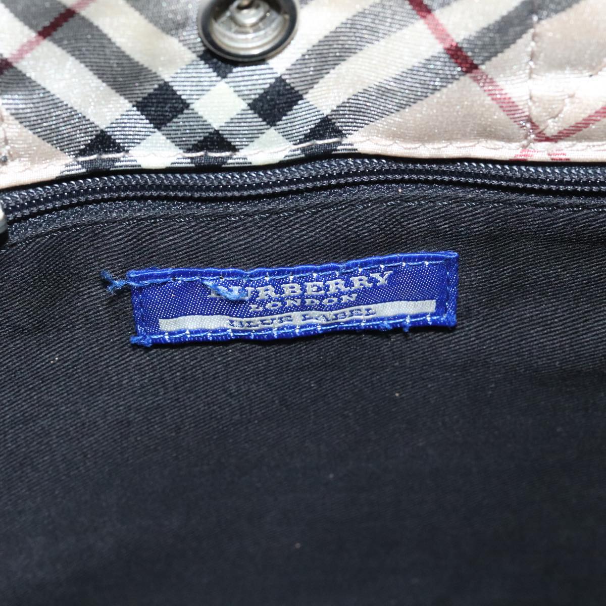 Burberry Nova Check Beige Synthetic Tote Bag (Pre-Owned)
