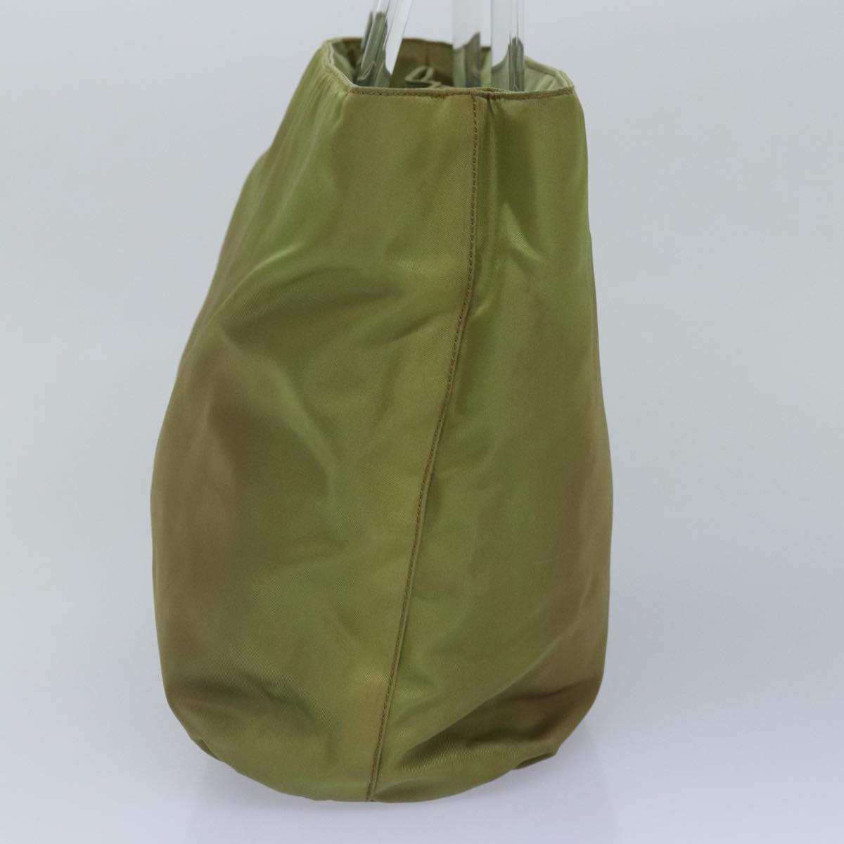Prada Tessuto Khaki Synthetic Handbag (Pre-Owned)