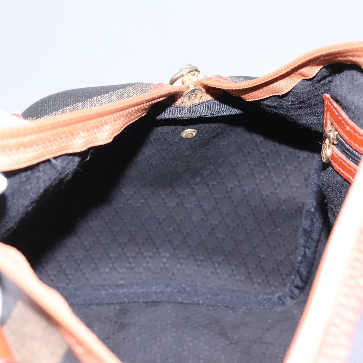 Fendi Pecan Multicolour Canvas Handbag (Pre-Owned)