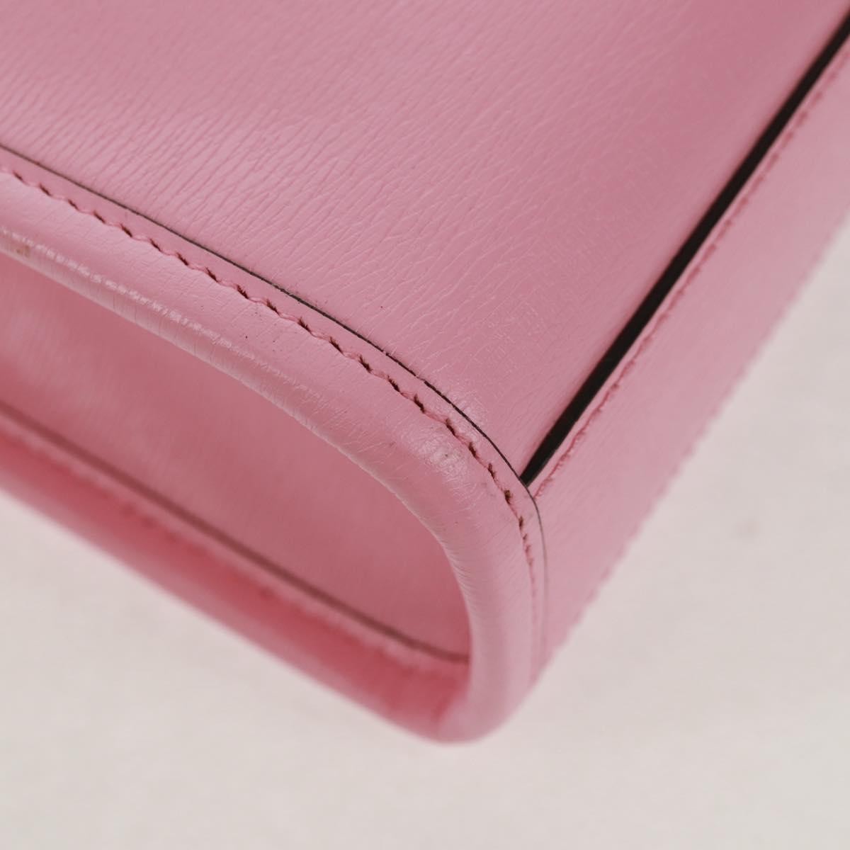 Gucci Vertical Tote Printed Leather Pink Leather Tote Bag Bag (Pre-Owned)