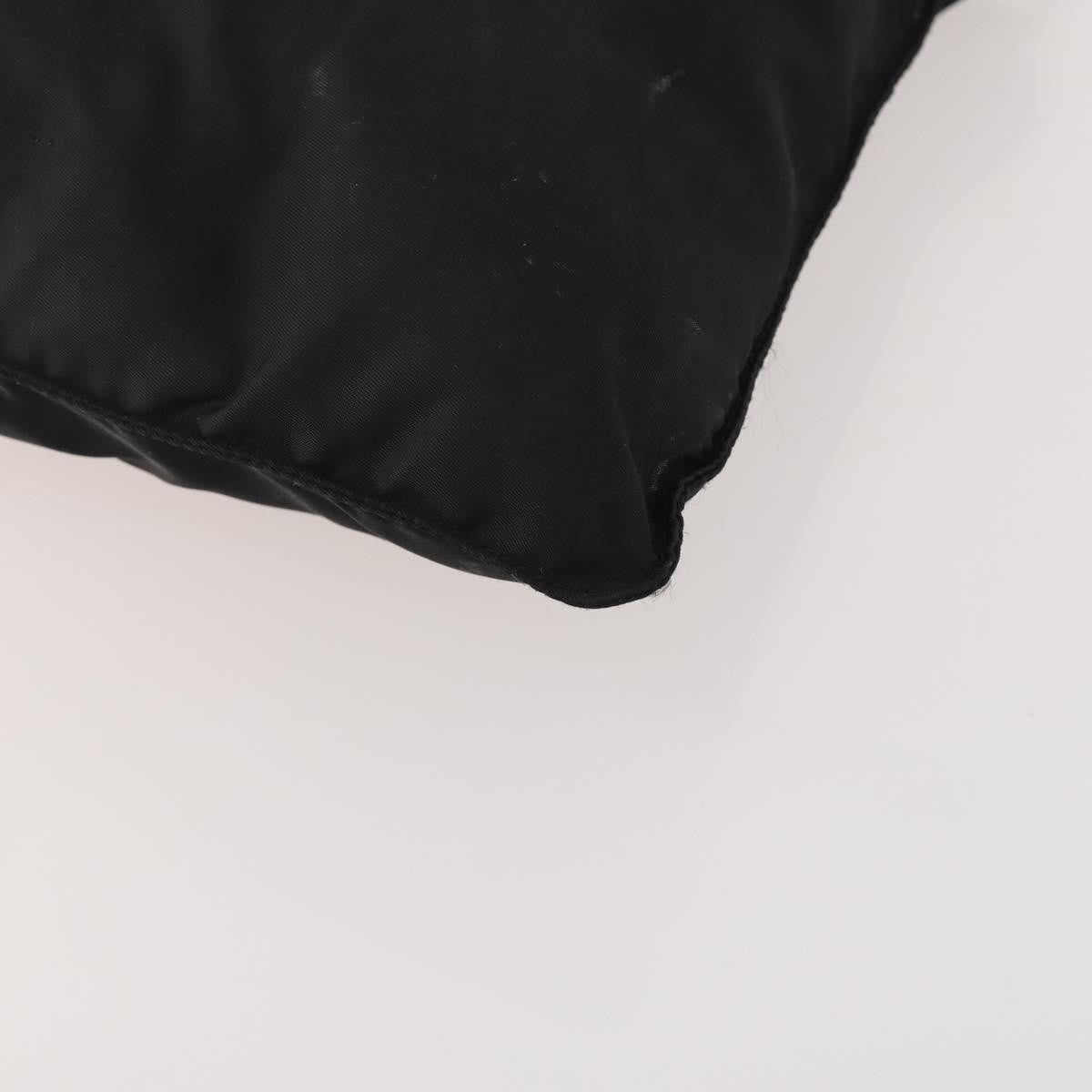 Prada Flat Messenger Tessuto Black Nylon Shoulder Bag Bag (Pre-Owned)