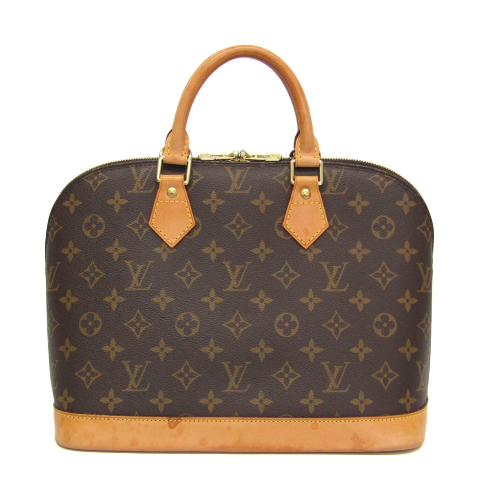 Louis Vuitton Alma Monogram Canvas Brown Canvas Handbag (Pre-Owned)