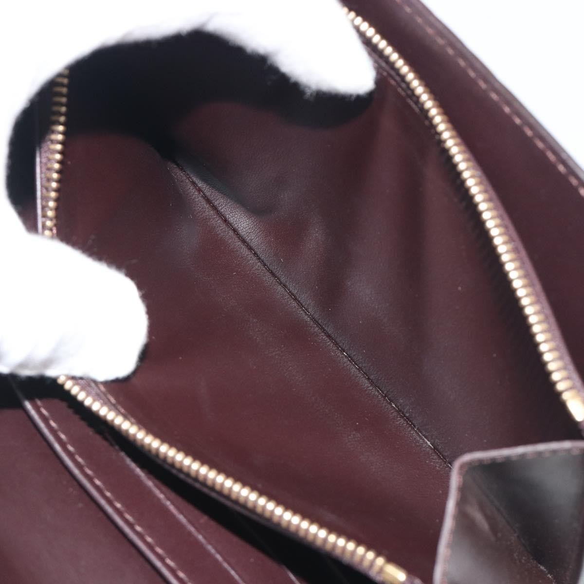 Louis Vuitton Sarah Monogram Vernis Burgundy Patent_Leather Clutche & Pouche Bag (Pre-Owned)
