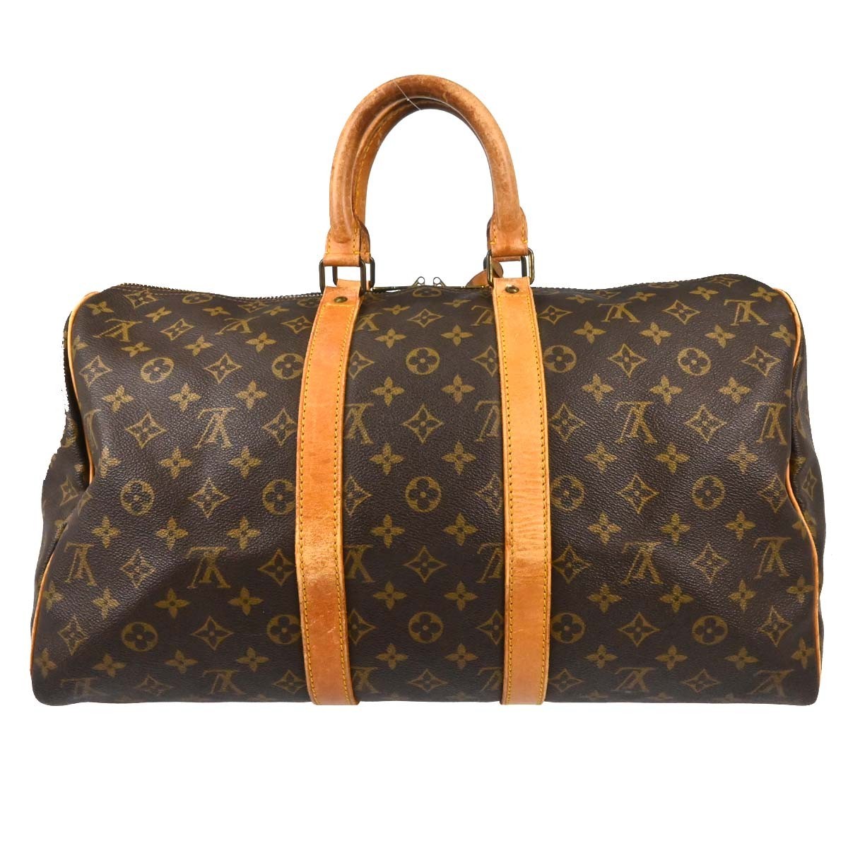 Louis Vuitton Keepall Monogram Canvas Brown Canvas Travel Bag Bag (Pre-Owned)