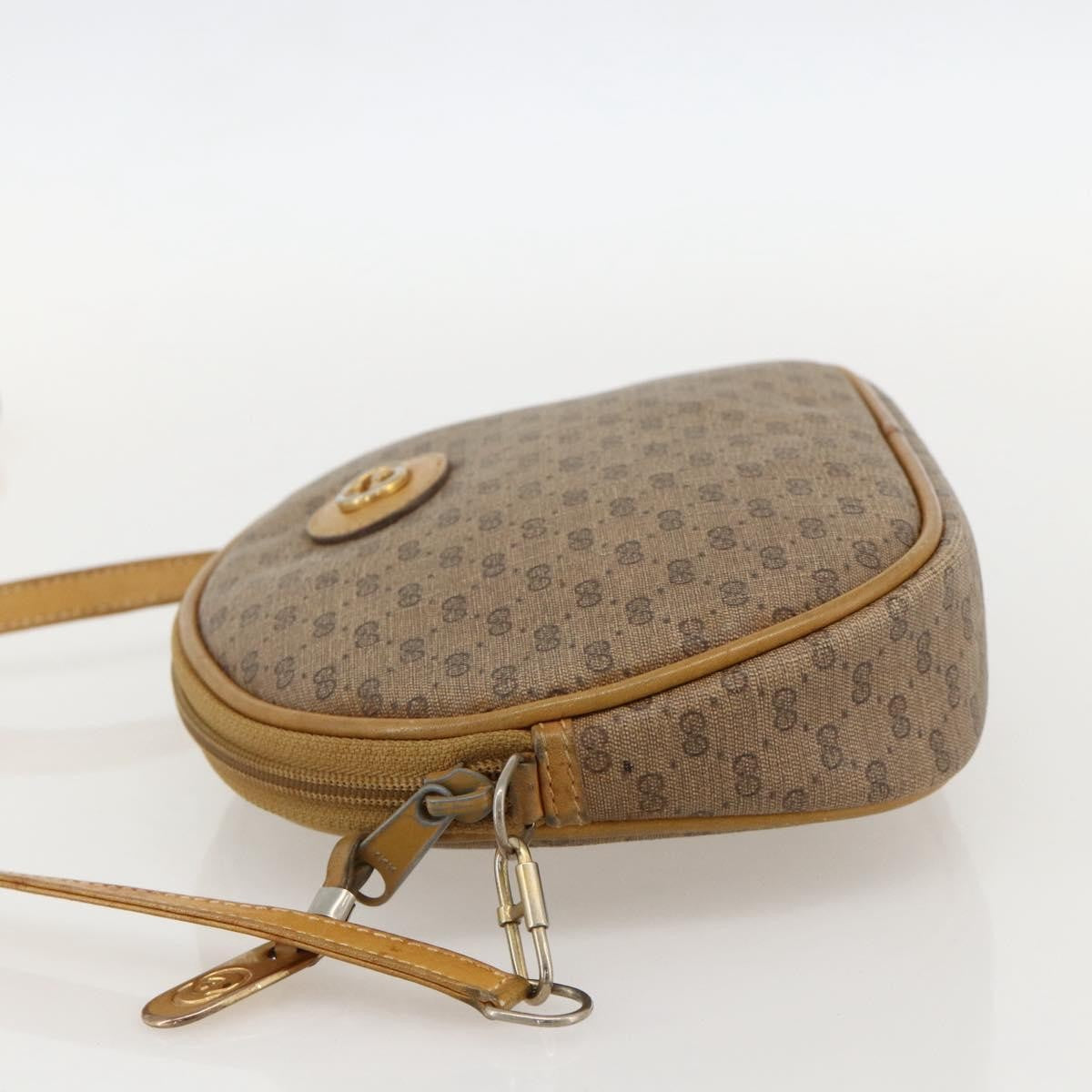 Gucci Micro Gg Supreme Gg Canvas Beige Pvc Shoulder Bag Bag (Pre-Owned)