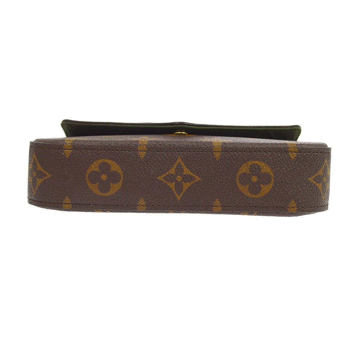 Louis Vuitton Felicie Strap & Go Monogram Canvas Brown Canvas Shoulder Bag Bag (Pre-Owned)