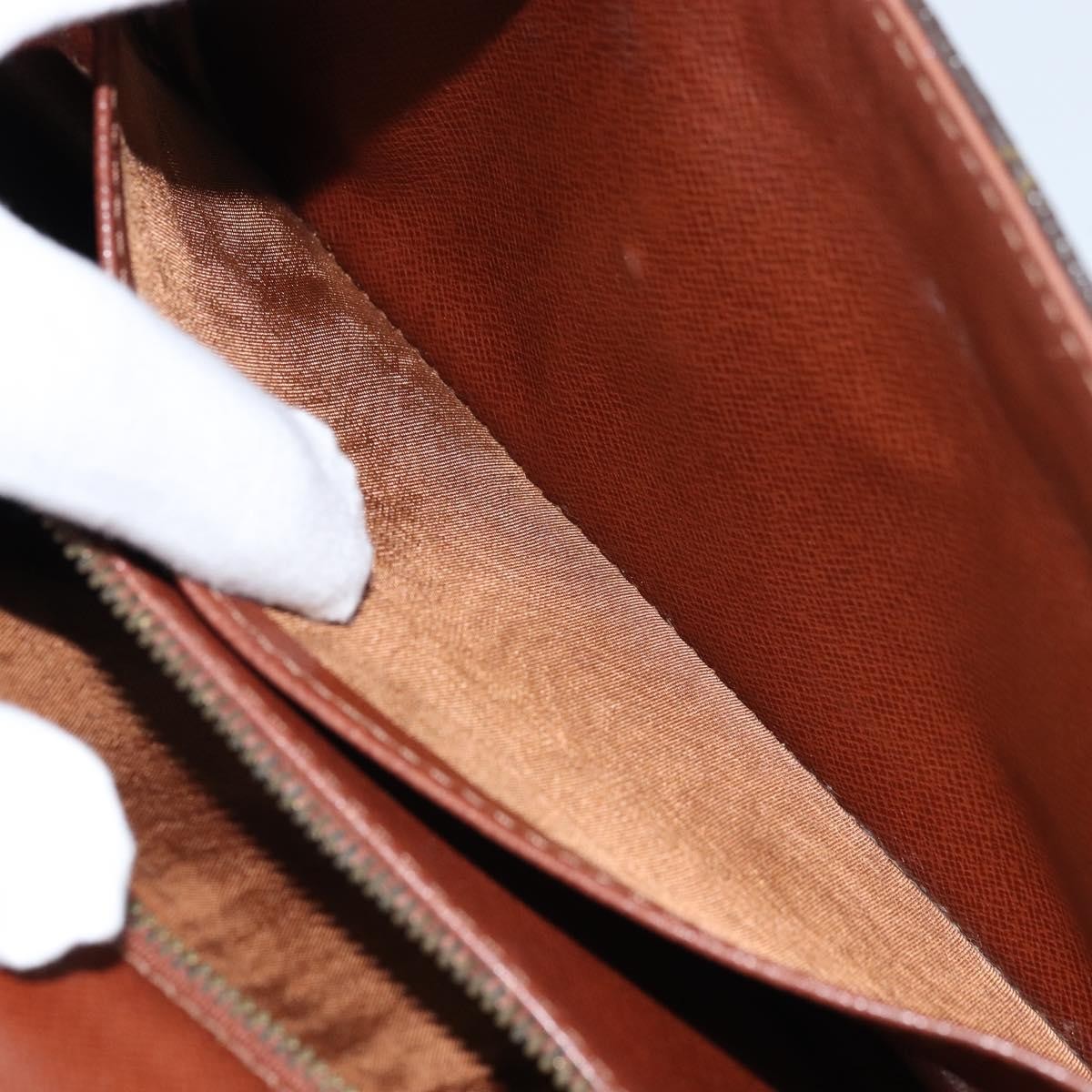 Louis Vuitton Dame Pochette Monogram Canvas Brown Canvas Clutche & Pouche Bag (Pre-Owned)