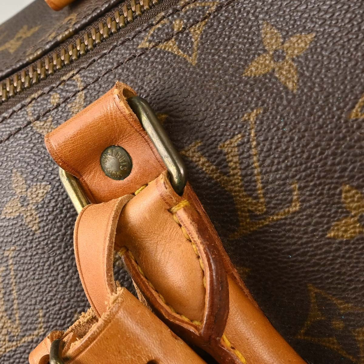 Louis Vuitton Keepall Monogram Canvas Brown Canvas Travel Bag Bag (Pre-Owned)