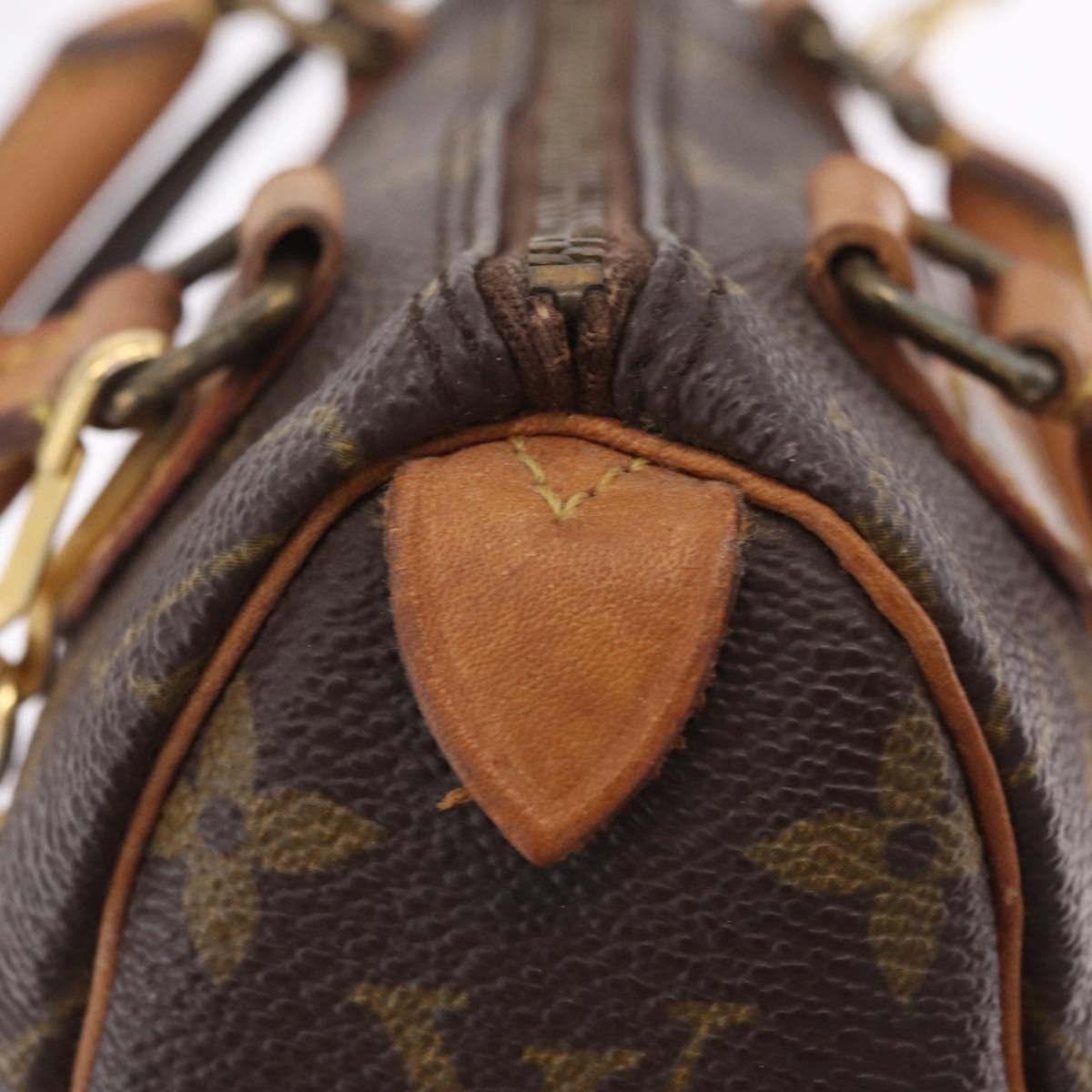 Louis Vuitton Speedy Mini Hl Monogram Canvas Brown Canvas Handbag (Pre-Owned)