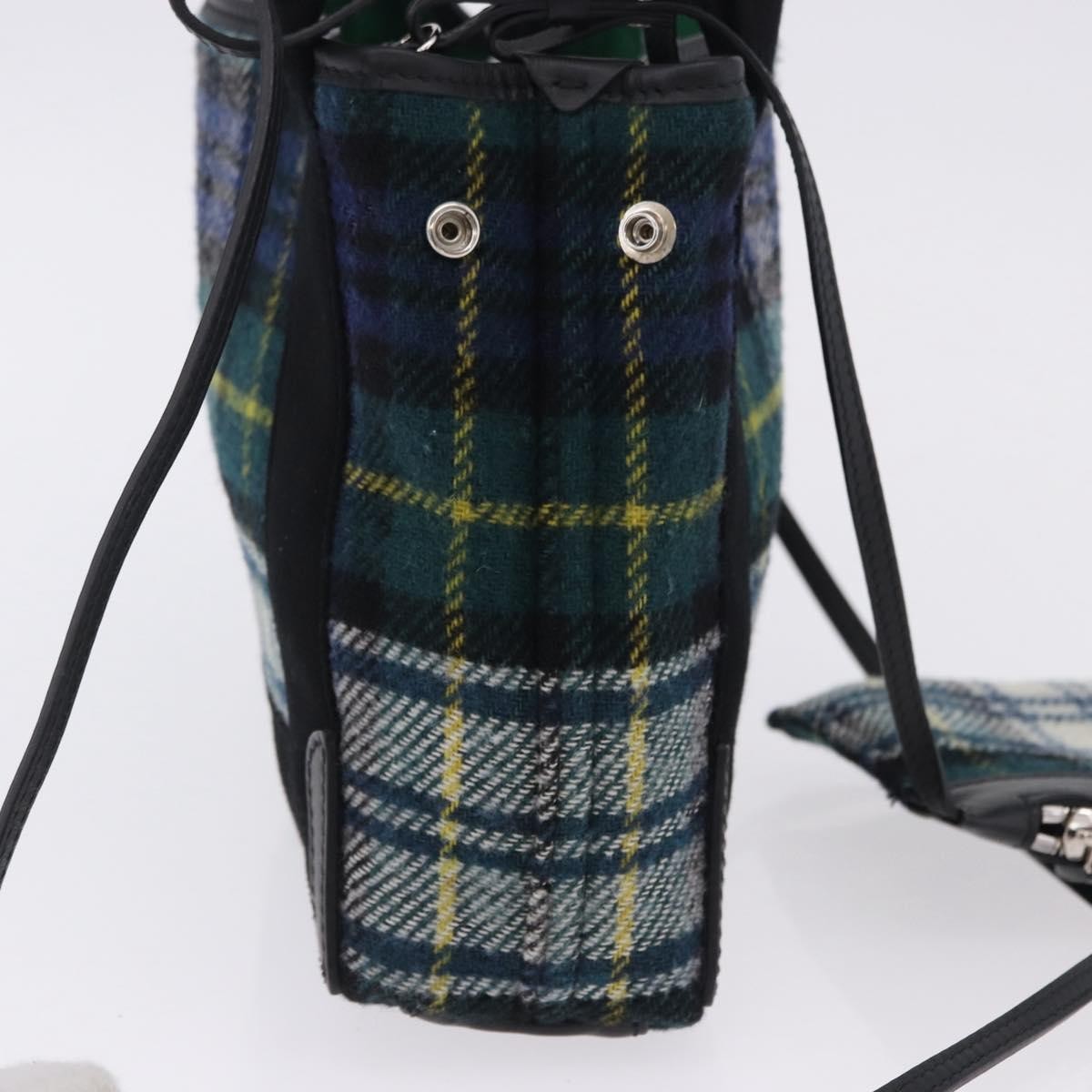 Balenciaga Cabas Wool Multicolour Wool Tote Bag Bag (Pre-Owned)
