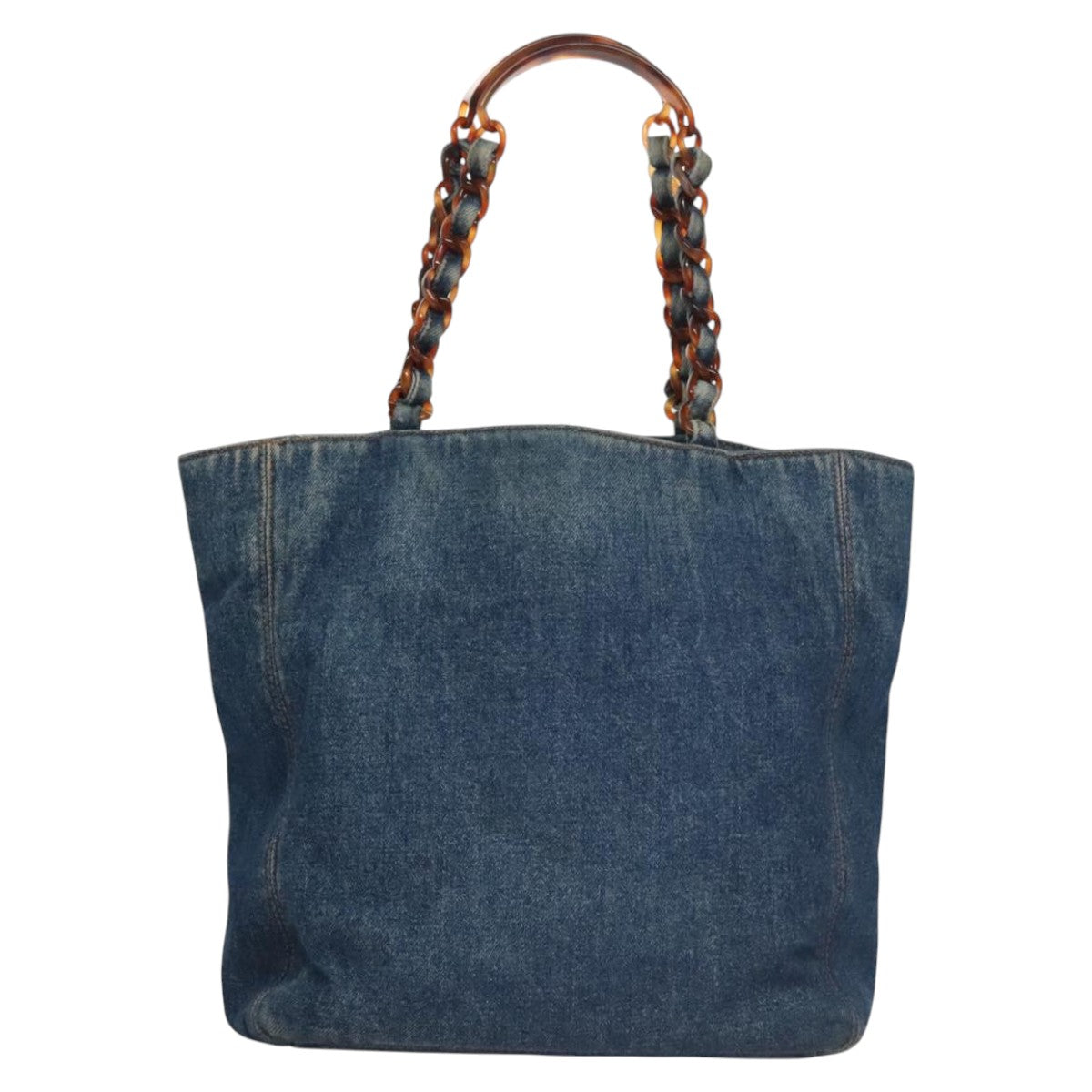 Chanel Shopping Blue Denim - Jeans Tote Bag (Pre-Owned)