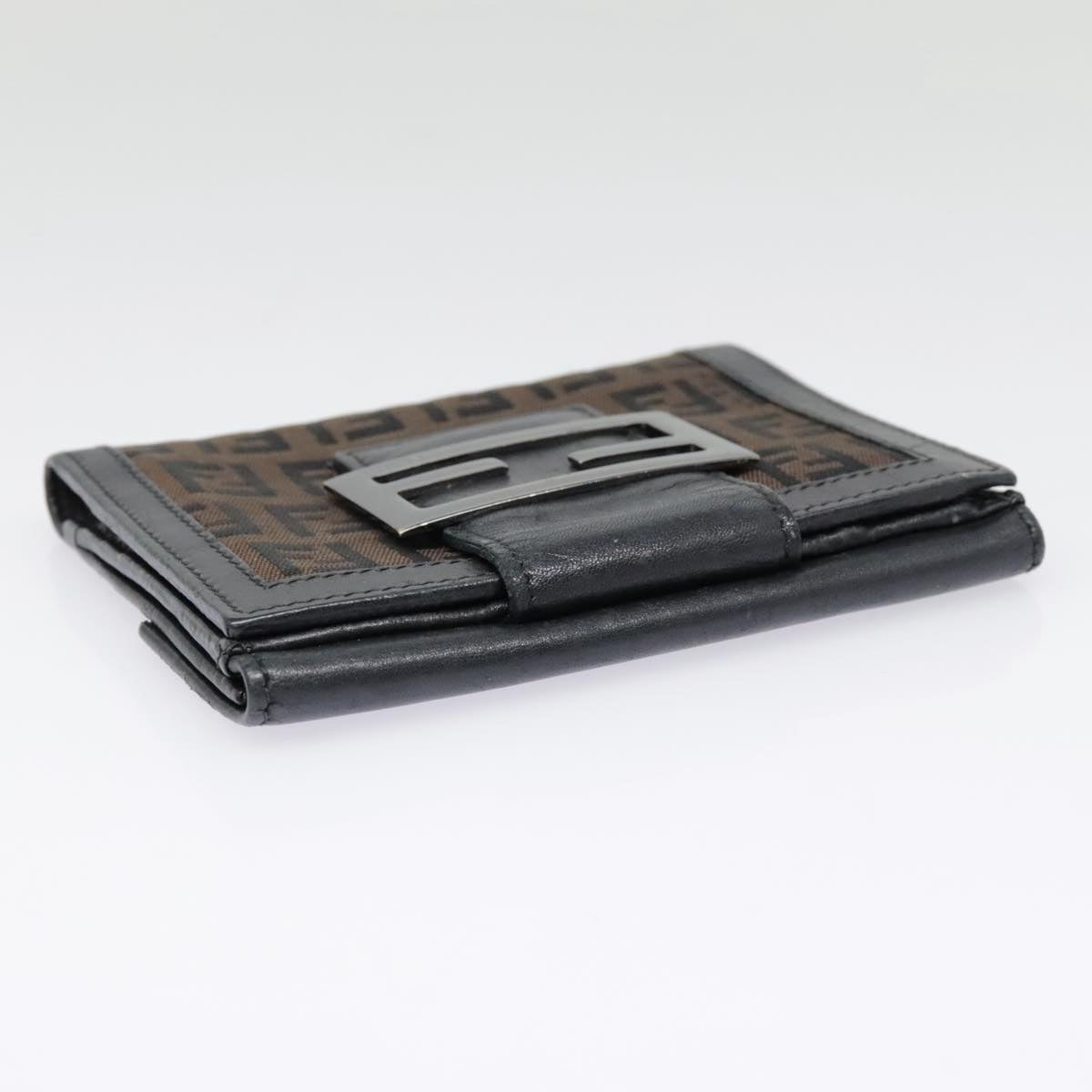 Fendi Zucca Brown Canvas Wallet  (Pre-Owned)