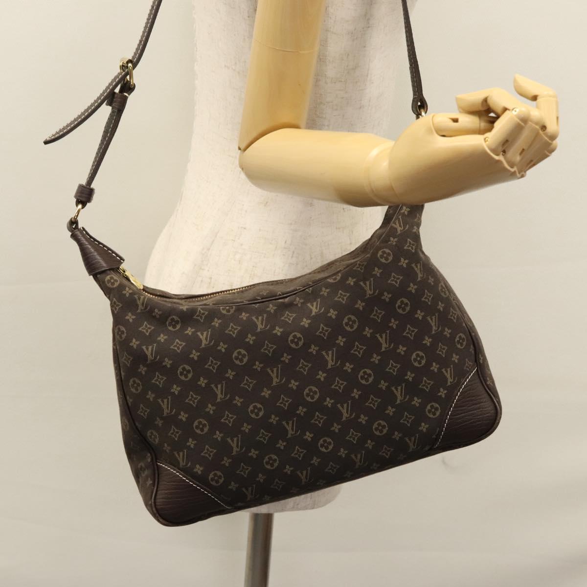 Louis Vuitton Boulogne Brown Canvas Shoulder Bag (Pre-Owned)