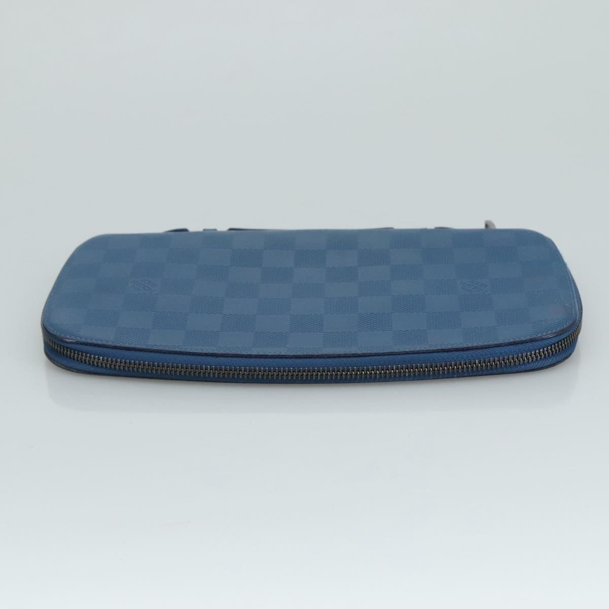 Louis Vuitton Atholl Blue Leather Clutch Bag (Pre-Owned)