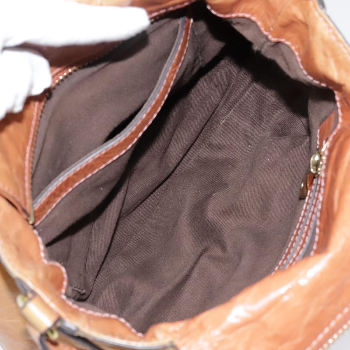 Chloé Ethel Brown Leather Shoulder Bag (Pre-Owned)