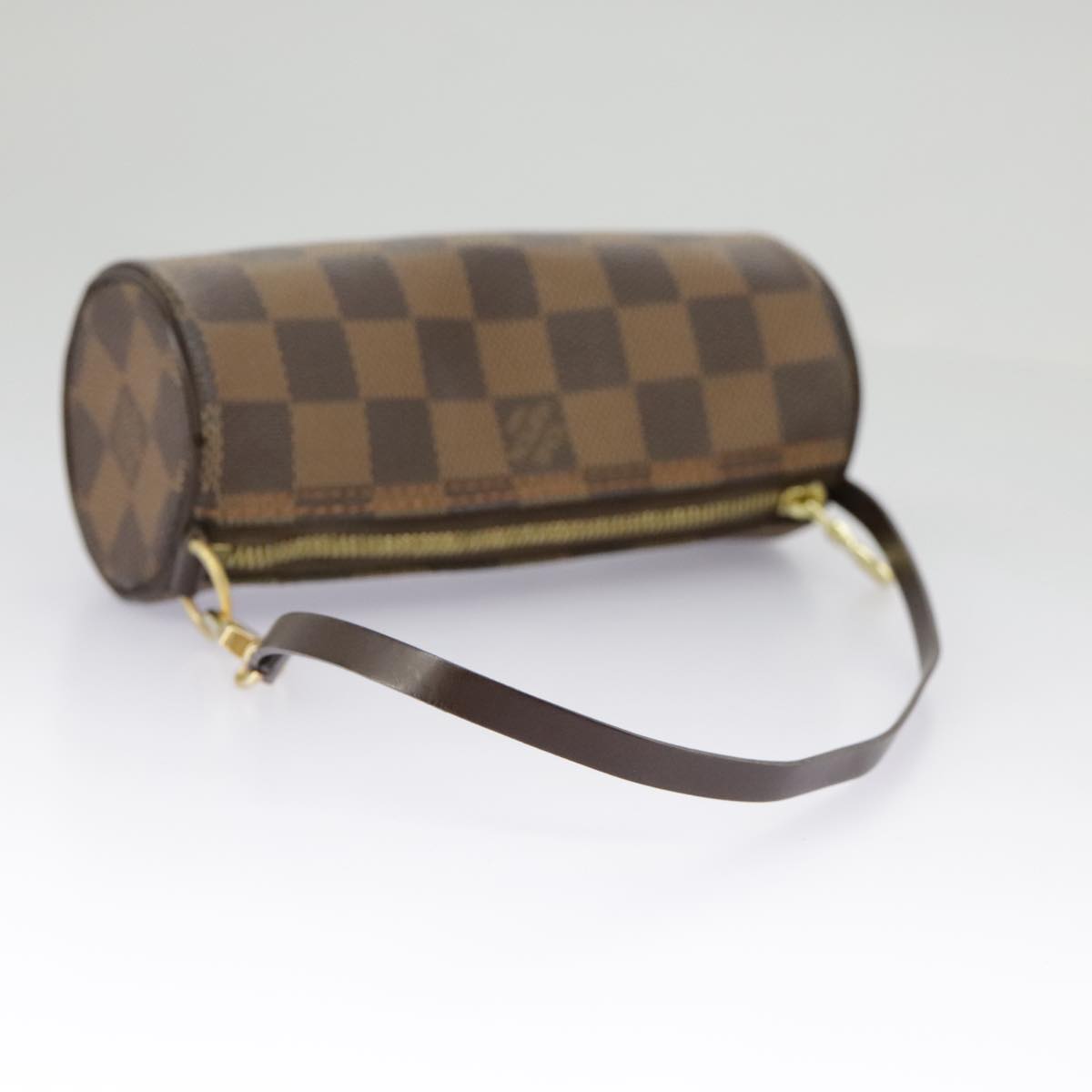 Louis Vuitton Mini Baby Papillon Brown Canvas Clutch Bag (Pre-Owned)