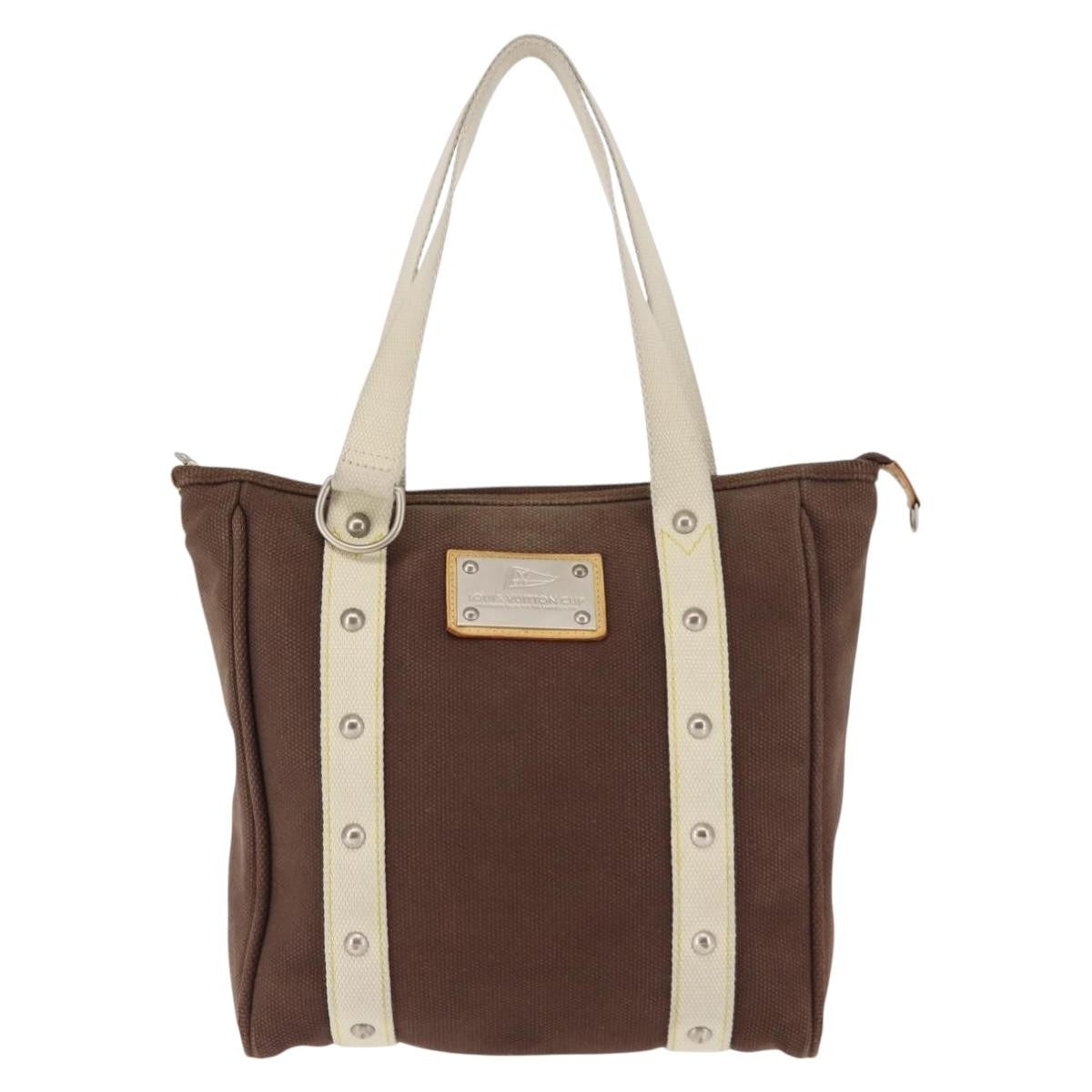 Louis Vuitton Antigua Canvas Brown Canvas Tote Bag Bag (Pre-Owned)