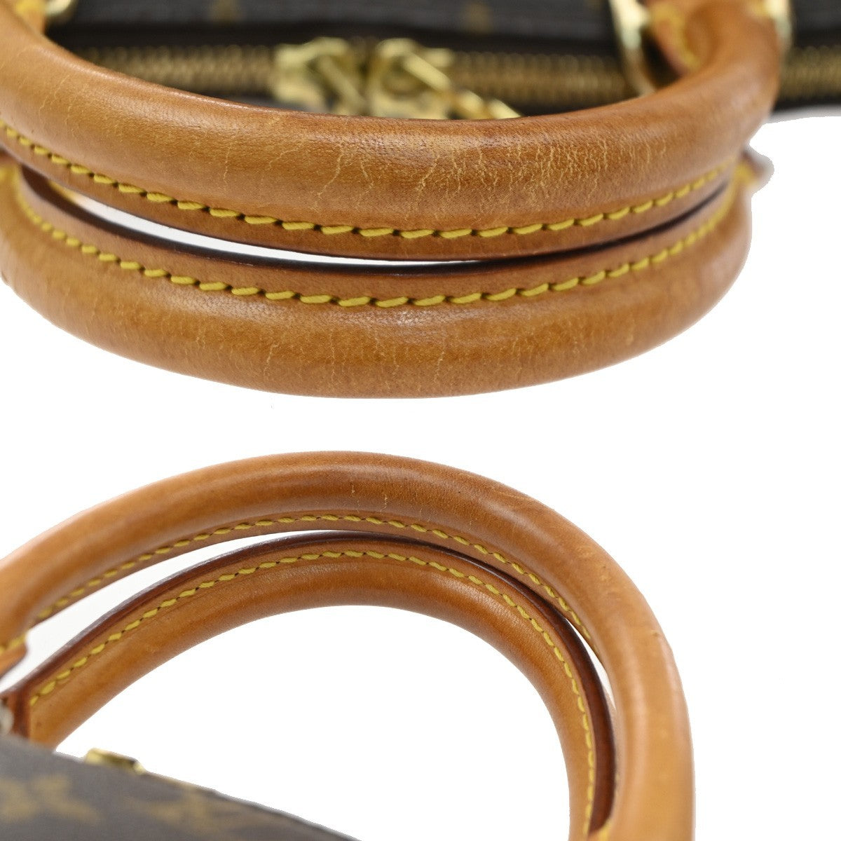 Louis Vuitton Alma Monogram Brown Canvas Handbag (Pre-Owned)
