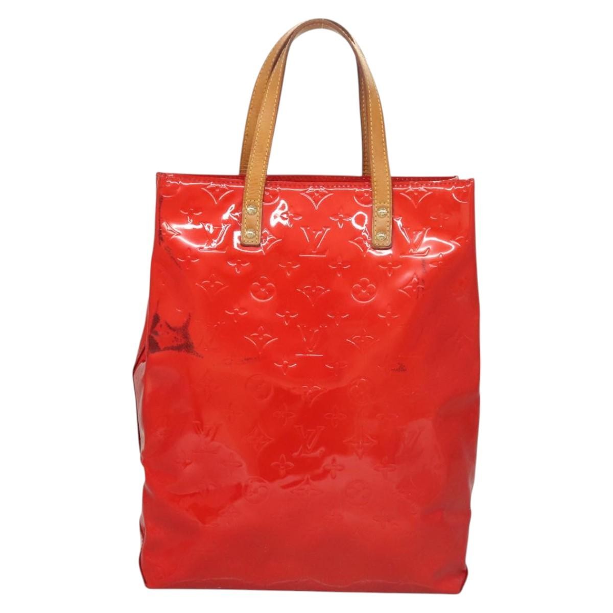 Louis Vuitton Reade Monogram Vernis Red Patent_Leather Handbag (Pre-Owned)
