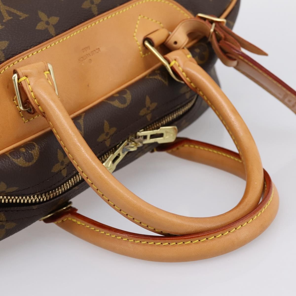 Louis Vuitton Deauville Monogram Canvas Brown Canvas Handbag (Pre-Owned)