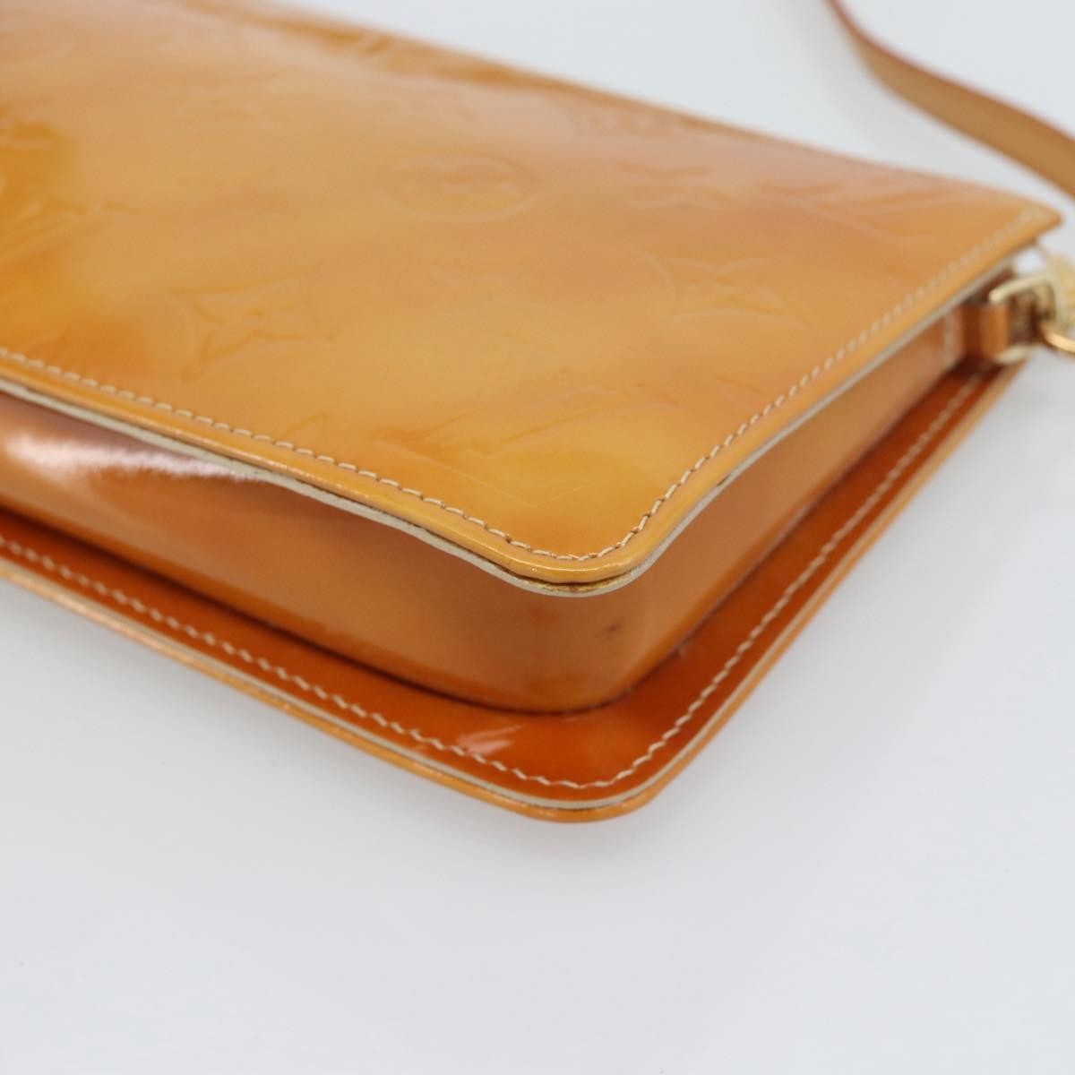 Louis Vuitton Lexington Pochette Patent Leather Beige Patent_Leather Clutche & Pouche Bag (Pre-Owned)