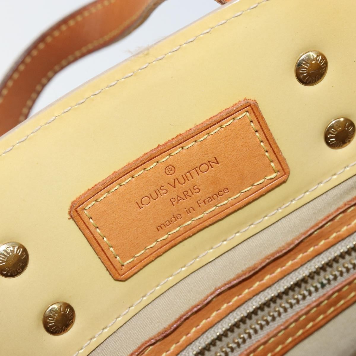 Louis Vuitton Reade Monogram Vernis Beige Patent_Leather Bag (Pre-Owned)