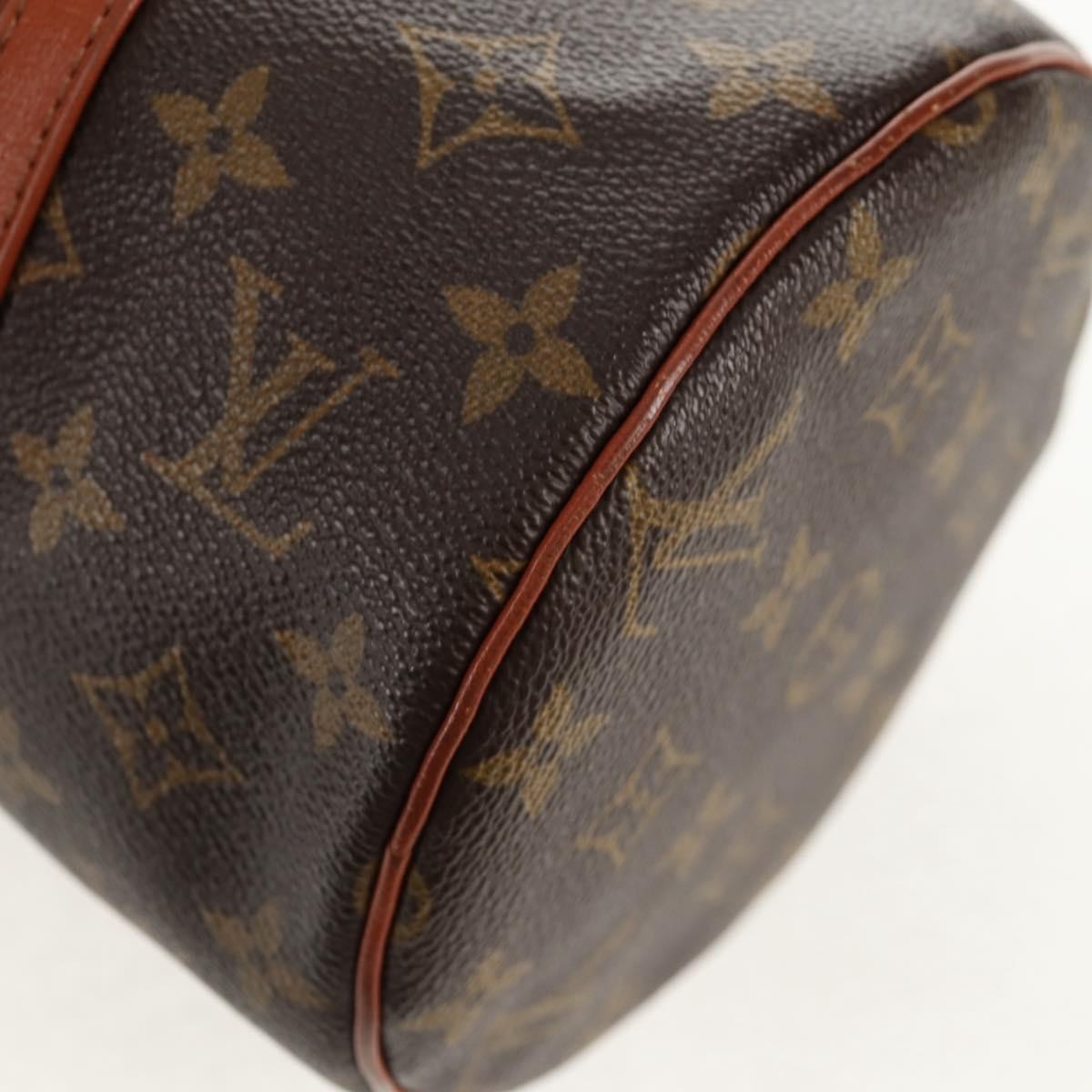 Louis Vuitton Papillon Monogram Canvas Brown Canvas Handbag (Pre-Owned)