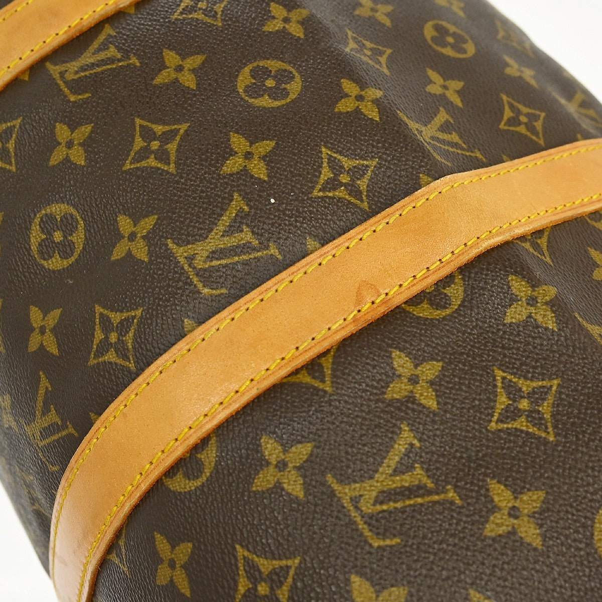Louis Vuitton Keepall Monogram Canvas Brown Canvas Travel Bag Bag (Pre-Owned)