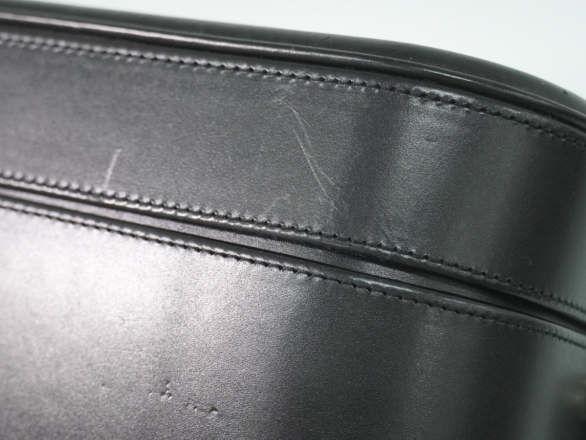 Louis Vuitton Valisette Monogram Glace Leather Black Patent_Leather Handbag (Pre-Owned)