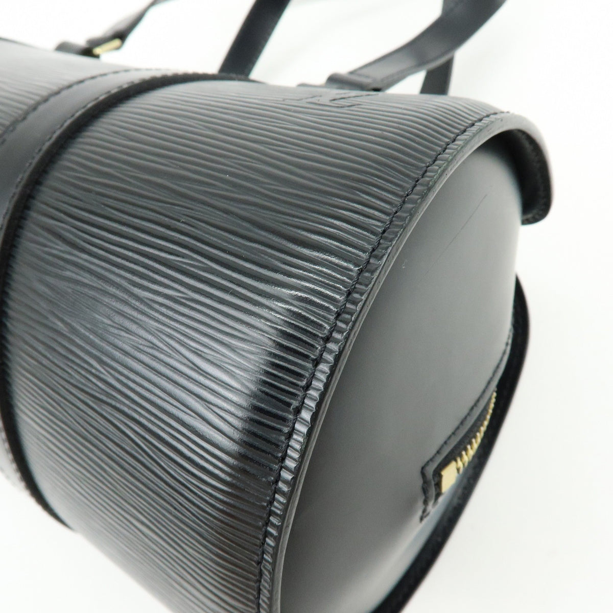 Louis Vuitton Soufflot Epi Leather Black Leather Tote Bag Bag (Pre-Owned)