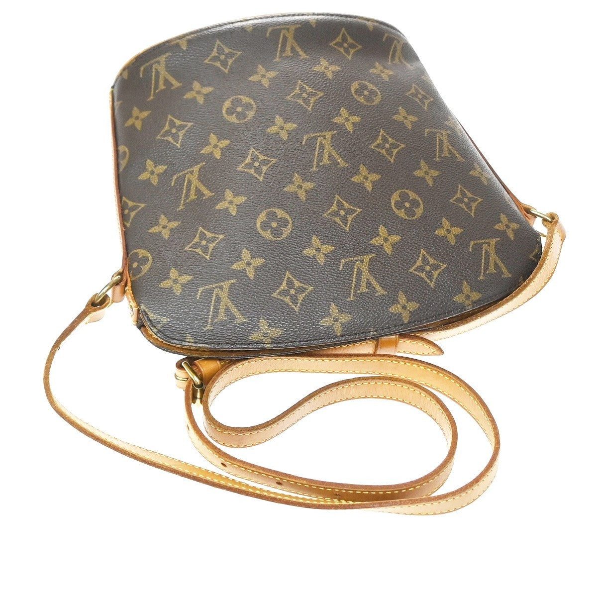 Louis Vuitton Drouot Monogram Brown Canvas Shoulder Bag Bag (Pre-Owned)
